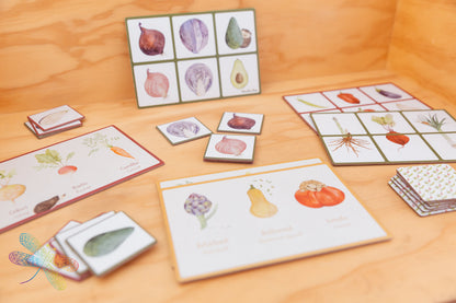  Vegetable Lotto And Memory Game By Moulin Roty