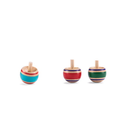  Wooden Spinning Top By Moulin Roty