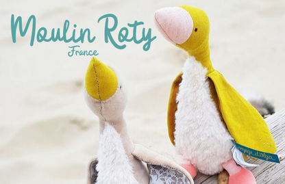  Moulin Roty Le Voyage D'Olga Plumette - (blue Goose) Soft Toy
