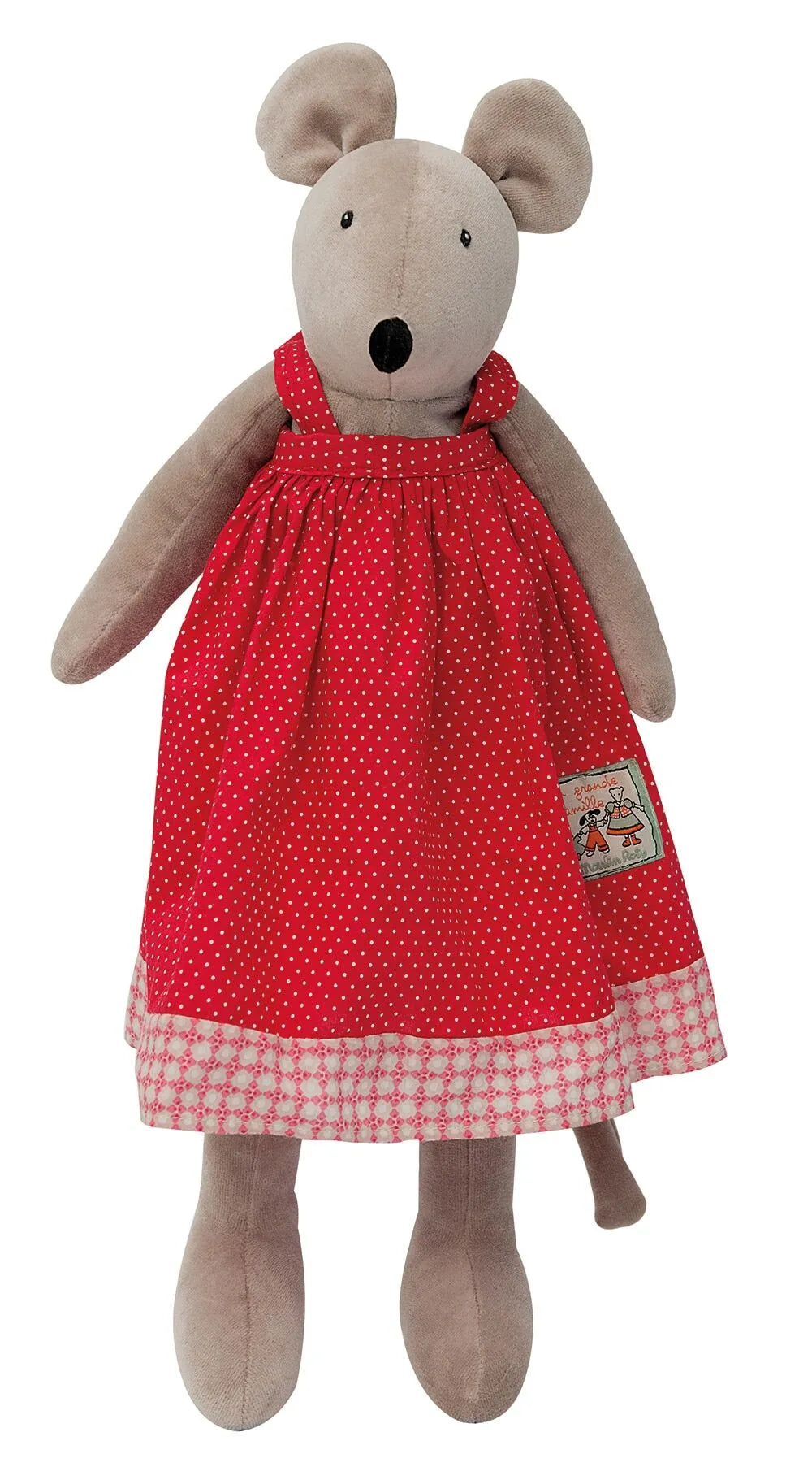  Nini The Mouse 50cm Soft Toy By Moulin Roty -La Grande Famille