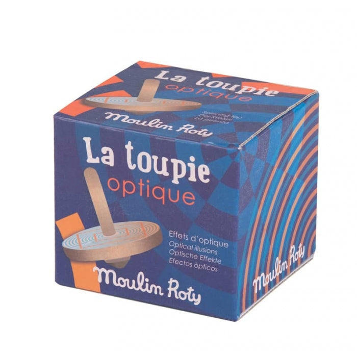  Optical Illusion Spinning Top By Moulin Roty