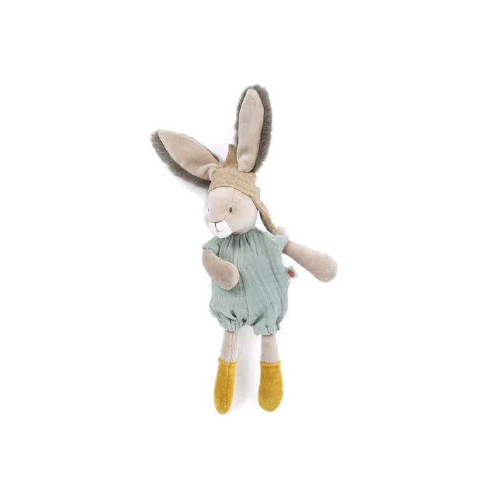  Small Sage Rabbit Soft Toy By Moulin Roty - Trois Petits Lapins