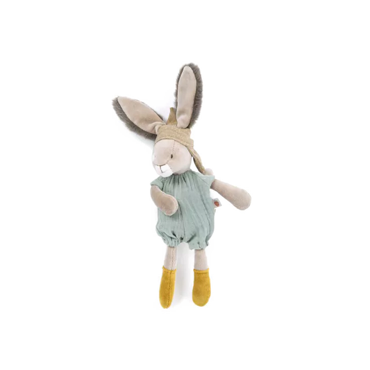  Small Sage Rabbit Soft Toy By Moulin Roty - Trois Petits Lapins