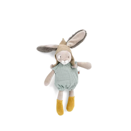 Small Sage Rabbit Soft Toy By Moulin Roty - Trois Petits Lapins