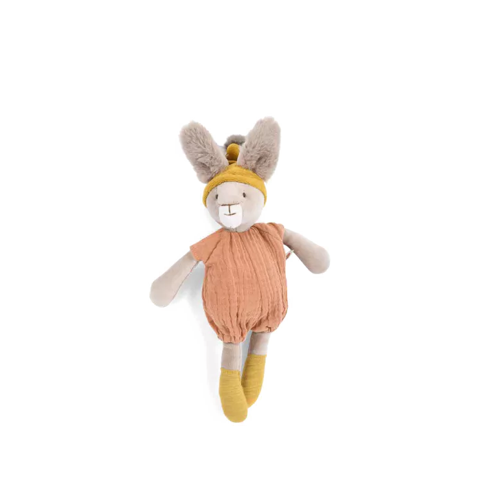  Small Clay Rabbit Soft Toy By Moulin Roty - Trois Petits Lapins