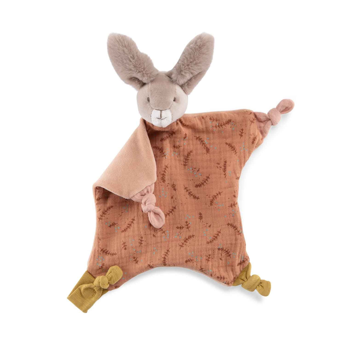 Moulin Roty Trois Petits Lapins Clay Rabbit Comforter