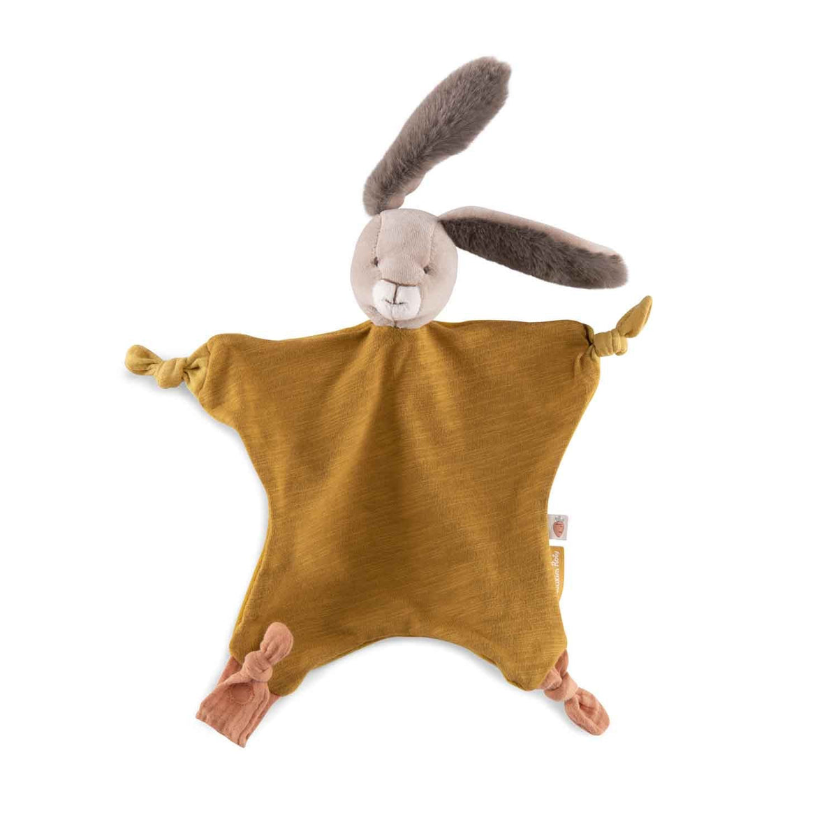 Moulin Roty Trois Petits Lapins Ochre Rabbit Comforter