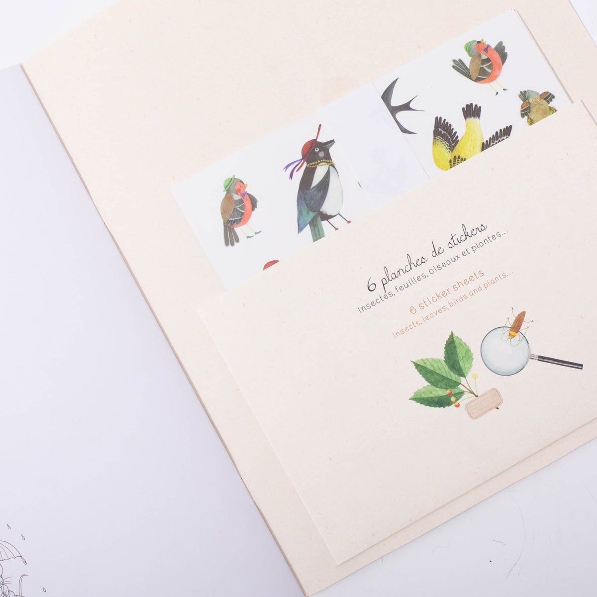 Moulin Roty The Botanist | Colouring And Sticker Book