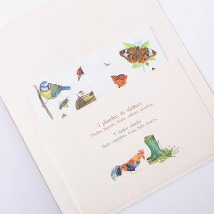 Moulin Roty The Gardener | Colouring And Sticker Book