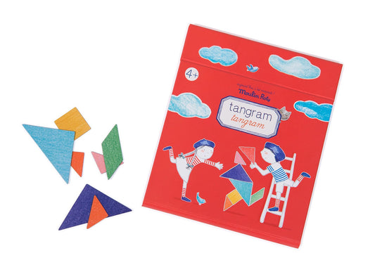  Magnetic Tangram Puzzle By Moulin Roty